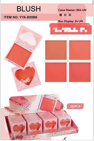 YOYO MAQUIAMOR- BLUSH- -24PCS/6.00