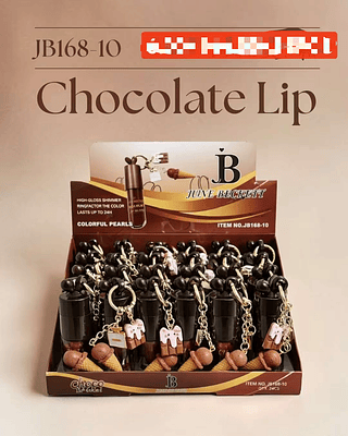 CHOCOLATE LIP GLOSS- DE MEL-24PCS/6.00