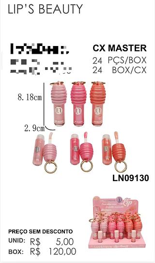 LUANEVE LIP GLOSS-24PCS/5.00