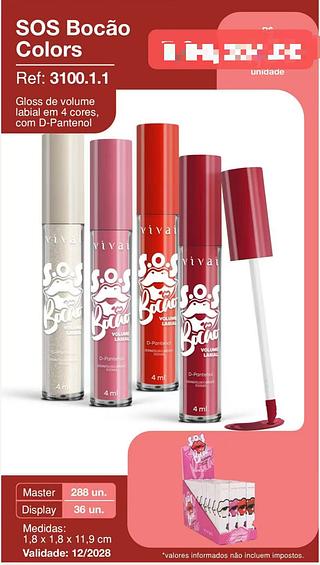 VIVAI SOS BOCAO COLORS-36PCS/5.66