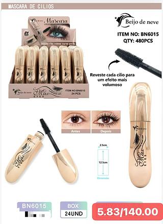 BEIJO DE NEVE MASCARA DE CILIOS-24PCS/5.83