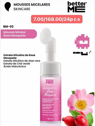 BETTER MOUSSE SABONETE ROSA MOSQUETA-24PCS/7.00
